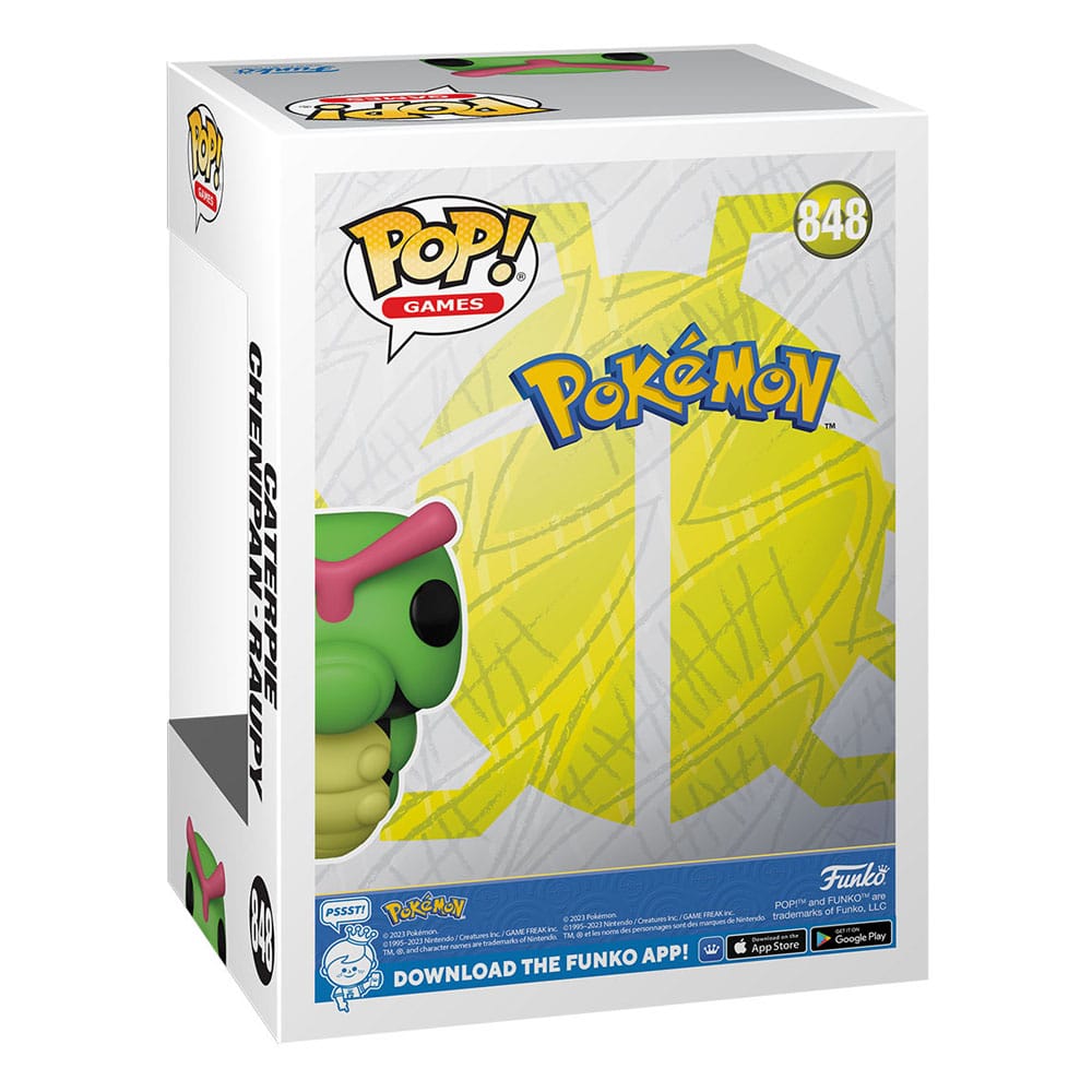 Pokemon POP! Games Vinyl Figura Caterpie 9 cm