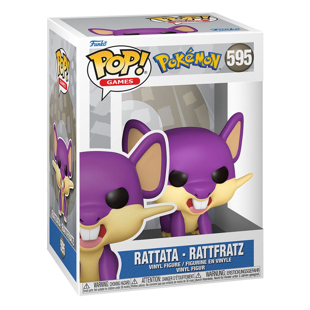 Pokemon POP! Games Vinyl Figura Rattata 9 cm