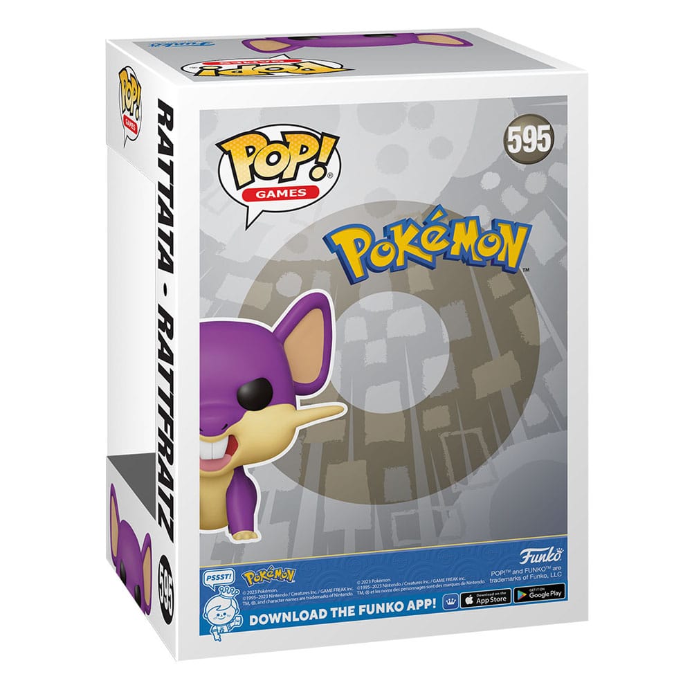 Pokemon POP! Games Vinyl Figura Rattata 9 cm