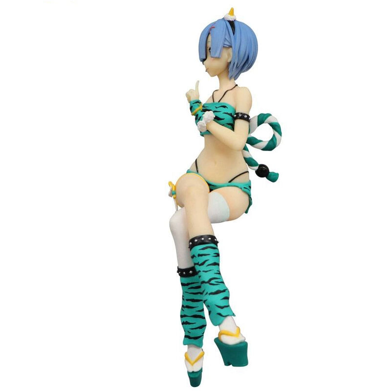 Re:Zero Noodle Stopper PVC Statue Rem Demon Costume Another Color Ver. 16 cm