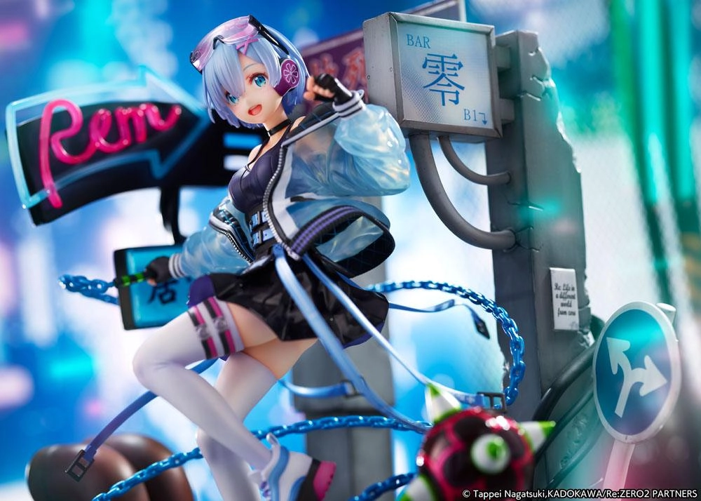 Re: Zero Starting Life in Another World Statue 1/7 Rem Neon City Ver. 27 cm