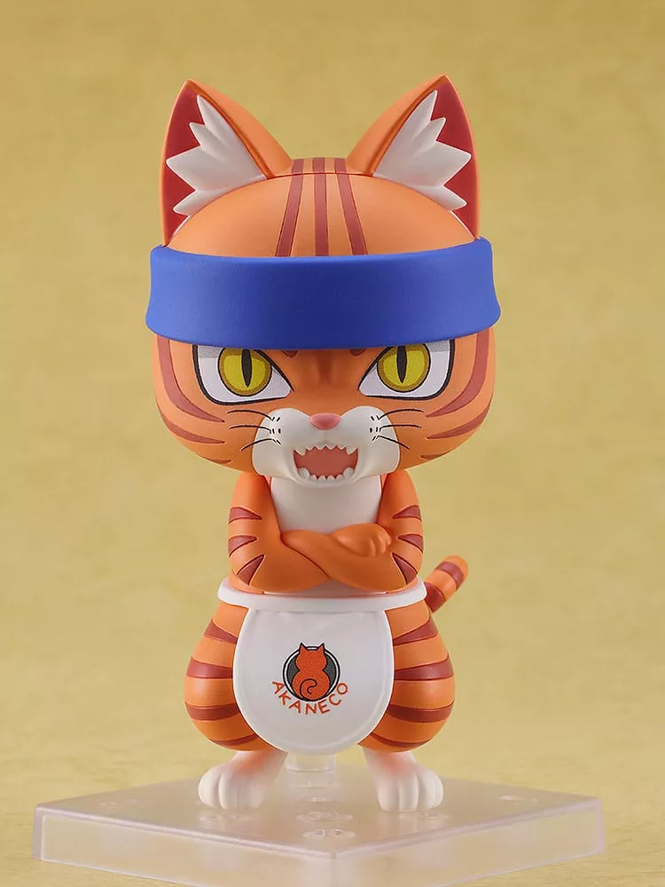 Red Cat Ramen Nendoroid Action Figure Bunzo 10 cm