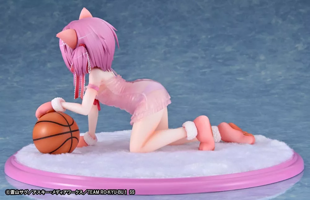 Ro-Kyu-Bu: Fast Break! Estatua PVC 1/7 Tomoka Minato Kemomimi Lingerie Ver. 18 cm