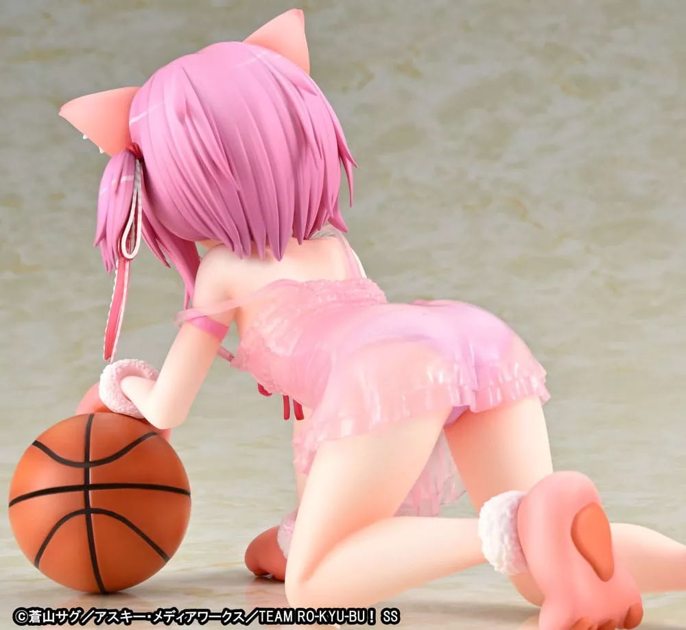 Ro-Kyu-Bu: Fast Break! Estatua PVC 1/7 Tomoka Minato Kemomimi Lingerie Ver. 18 cm