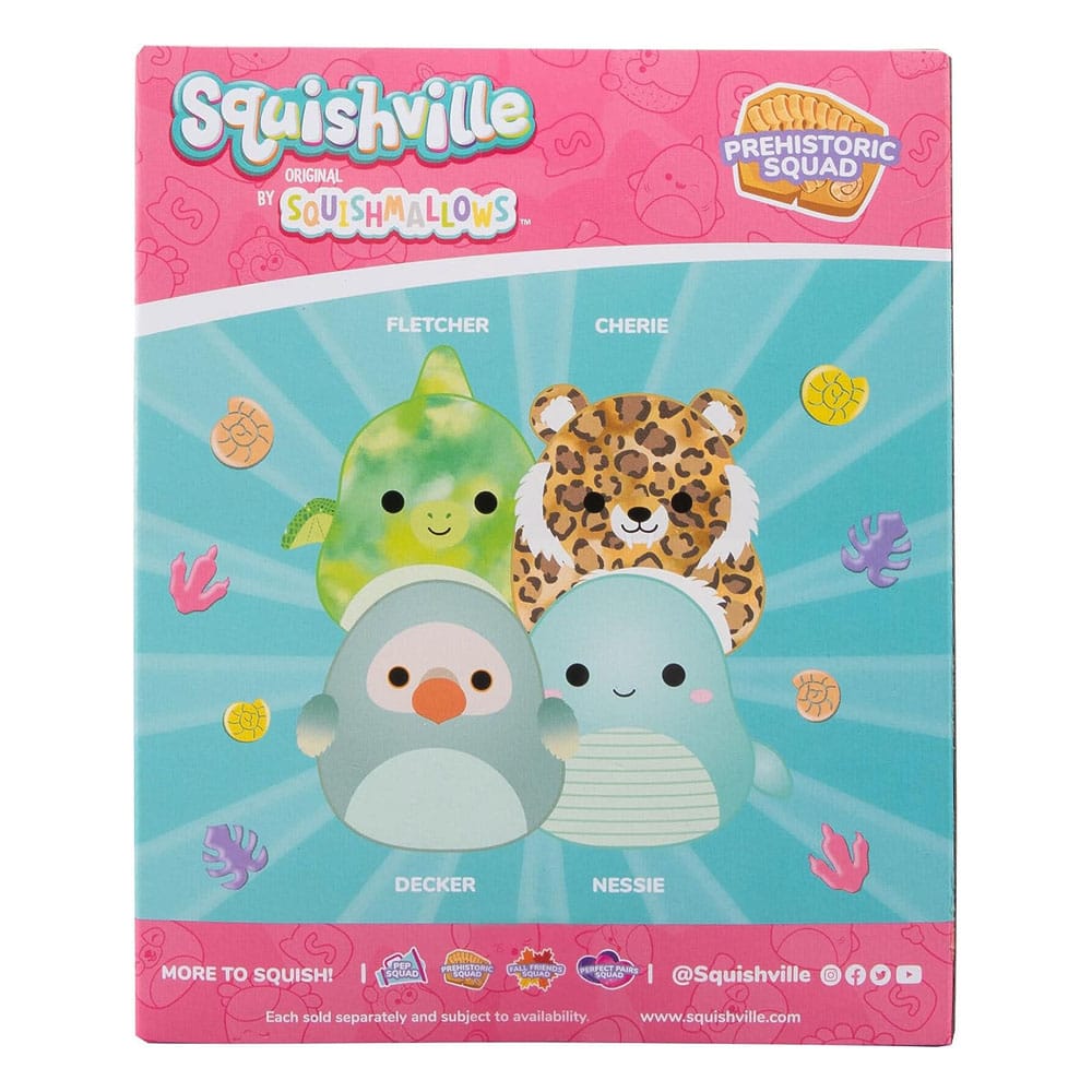 Squishville Mini Squishmallows Pack de 4 Peluches Prehistoric Squad 5 cm