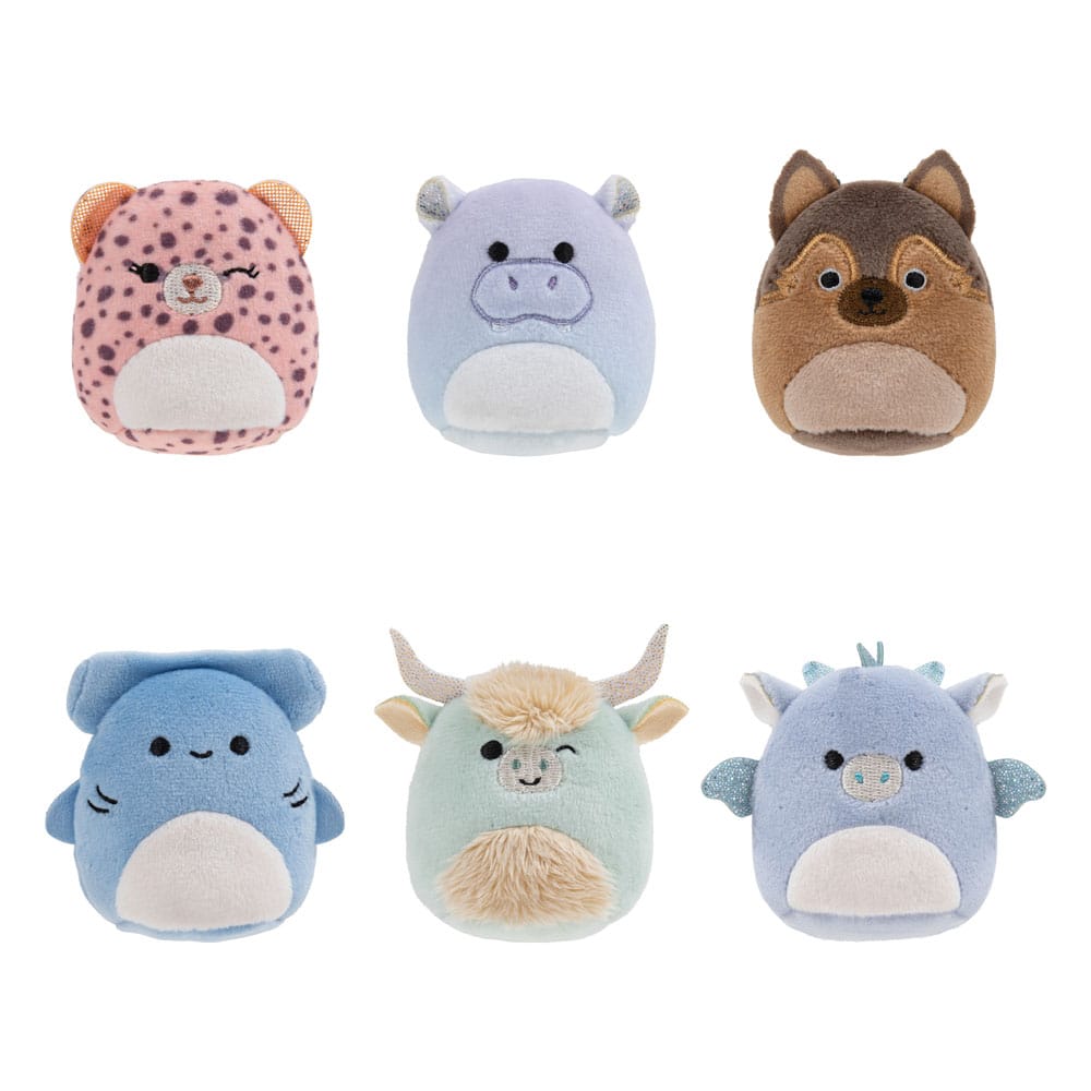 Squishville Mini Squishmallows Plüschfiguren 6er-Pack Hochschul Squad 5 cm