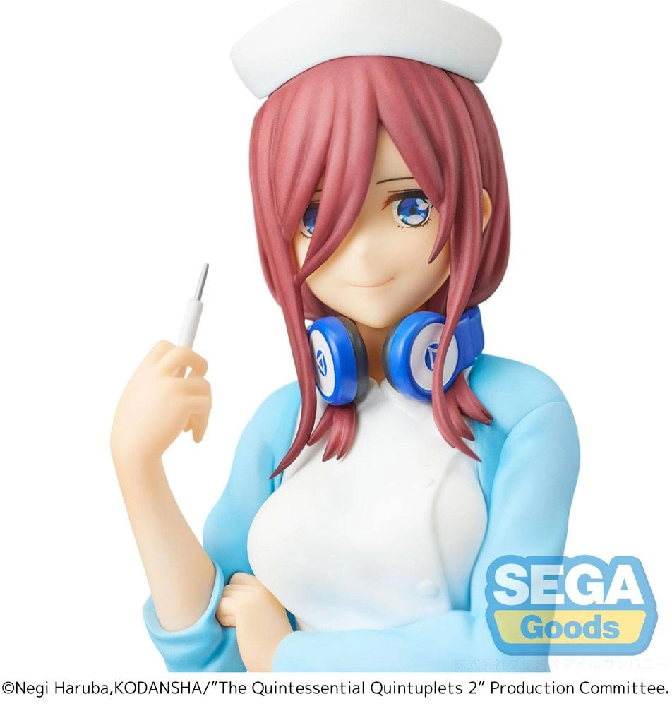 The Quintessential Quintuplets 2 SPM PVC Statue Miku Nakano Nurse Ver. 21 cm