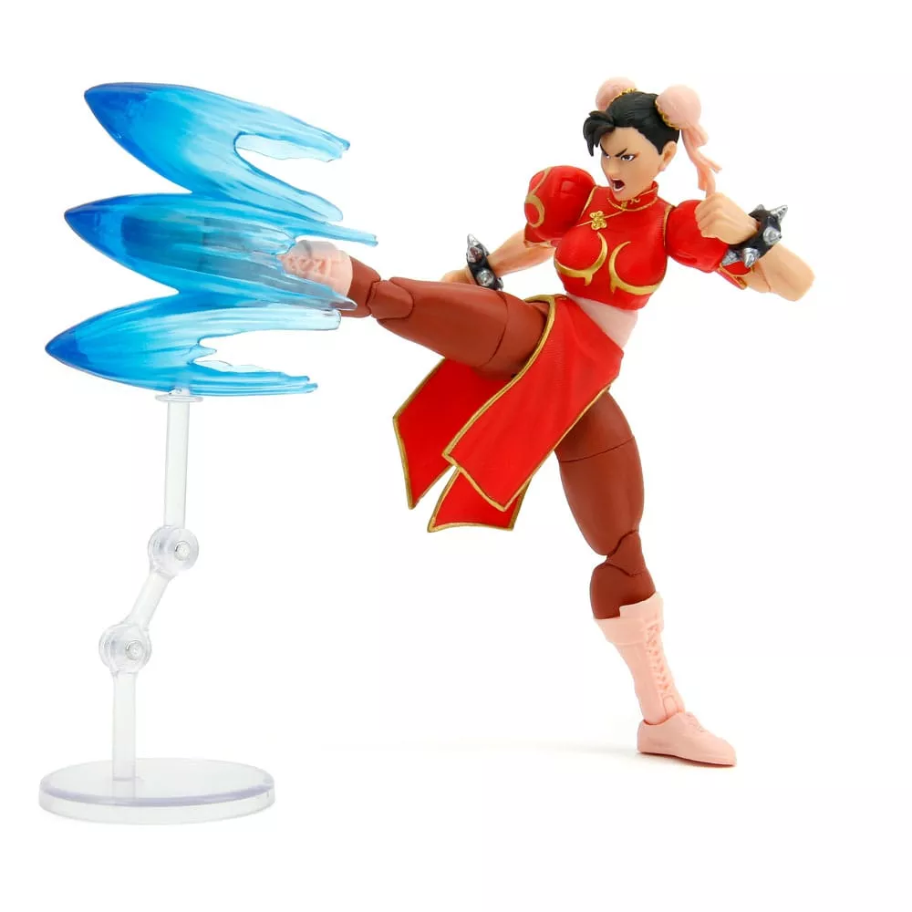 Ultra Street Fighter II: The Final Challengers Action Figure 1/12 Chun-Li Player 2 Red Ver. 15 cm