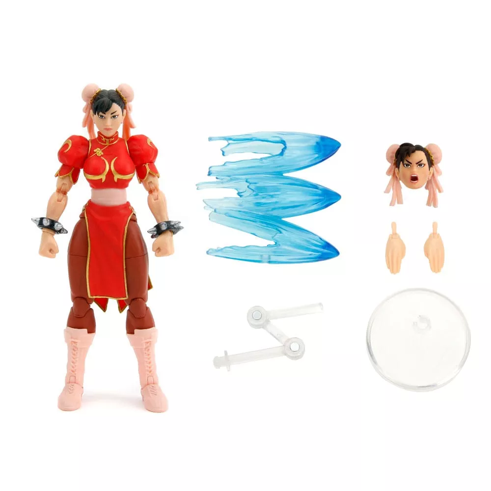 Ultra Street Fighter II: The Final Challengers Action Figure 1/12 Chun-Li Player 2 Red Ver. 15 cm