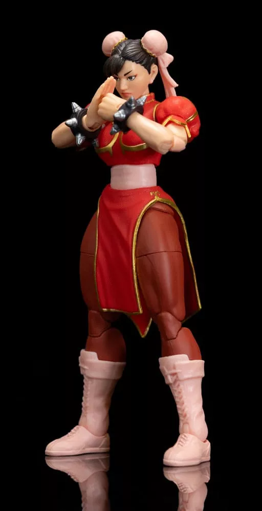 Ultra Street Fighter II: The Final Challengers Actionfigur 1/12 Chun-Li Player 2 Red Ver. 15 cm