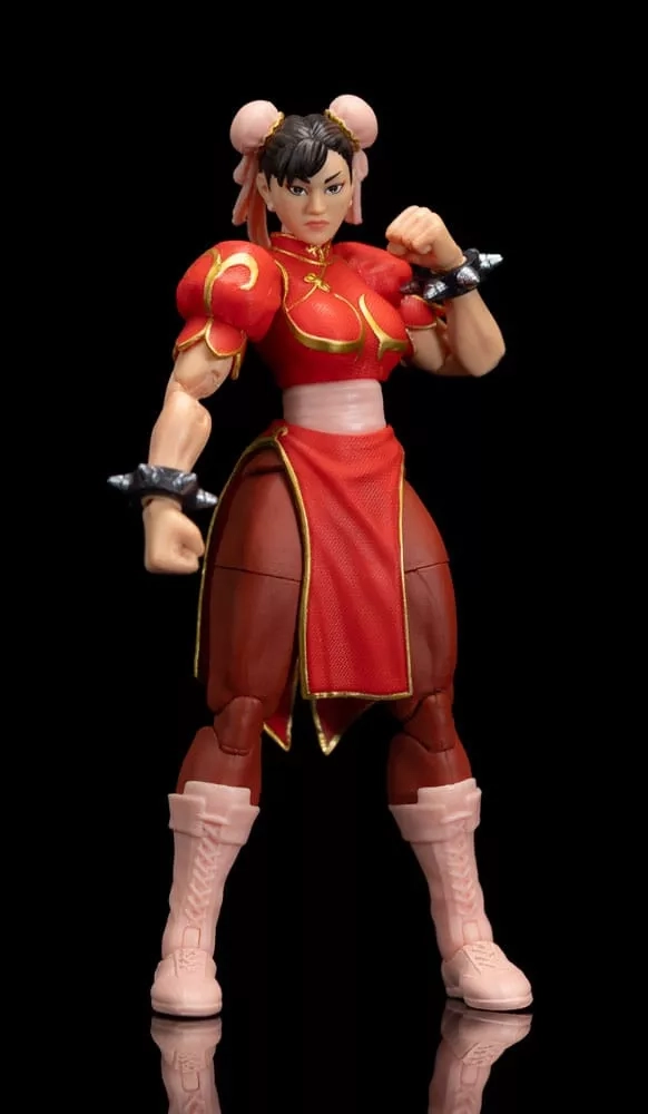 Ultra Street Fighter II: The Final Challengers Actionfigur 1/12 Chun-Li Player 2 Red Ver. 15 cm