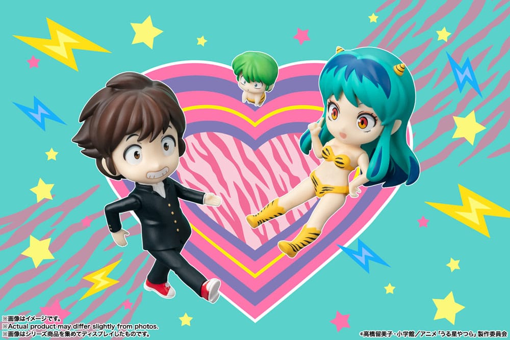 Urusei Yatsura Figuarts mini Action Figure Ataru Moroboshi & Ten 9 cm