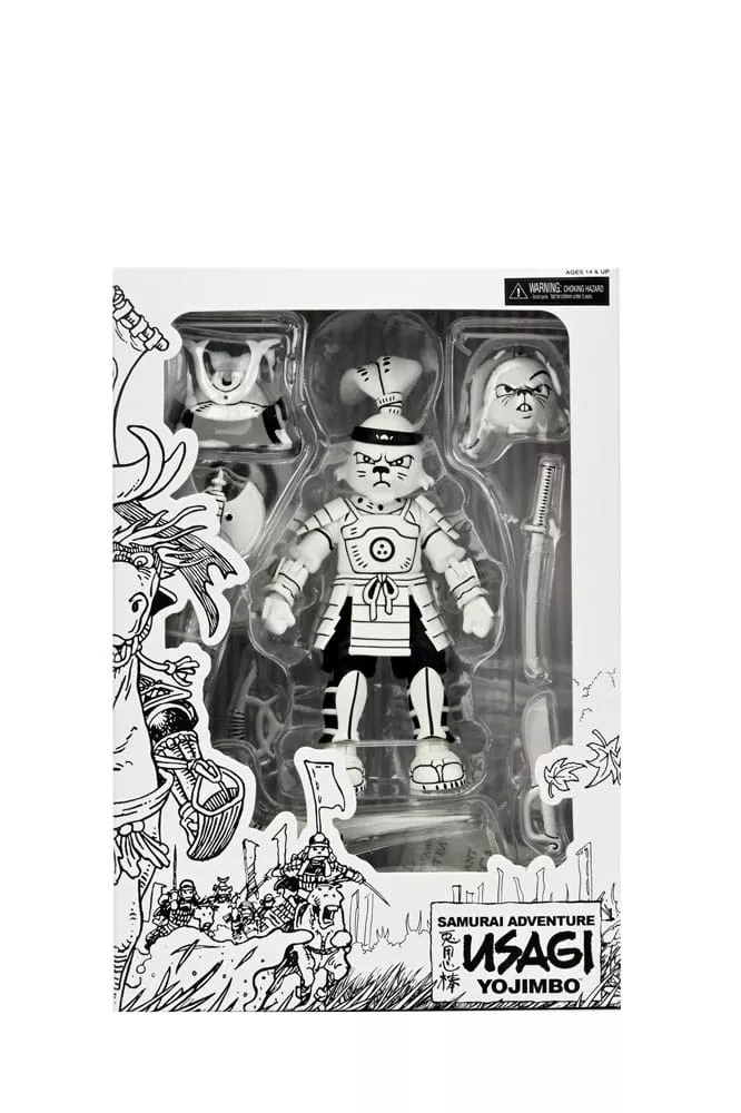 Usagi Yojimbo Figura Samurai Usagi Yojimbo Black & White Figure 18 cm