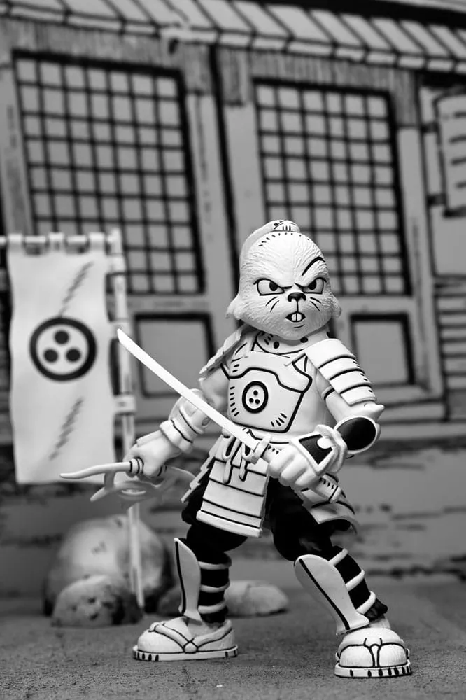 Usagi Yojimbo Action Figure Samurai Usagi Yojimbo Black & White Figure 18 cm