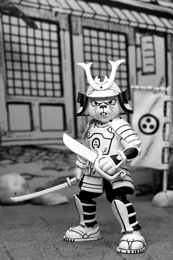 Usagi Yojimbo Action Figure Samurai Usagi Yojimbo Black & White Figure 18 cm