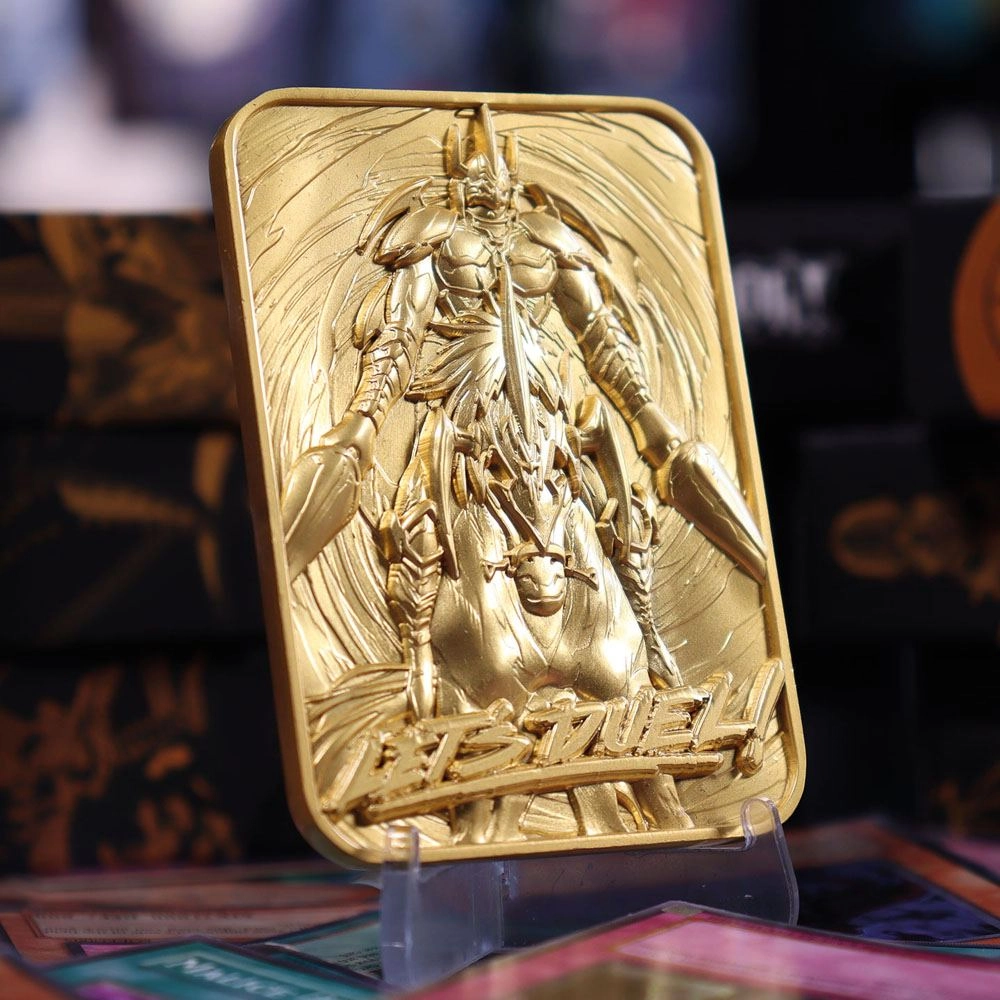 Yu-Gi-Oh! Replica Card Gaia the Fierce Knight (gold plated)