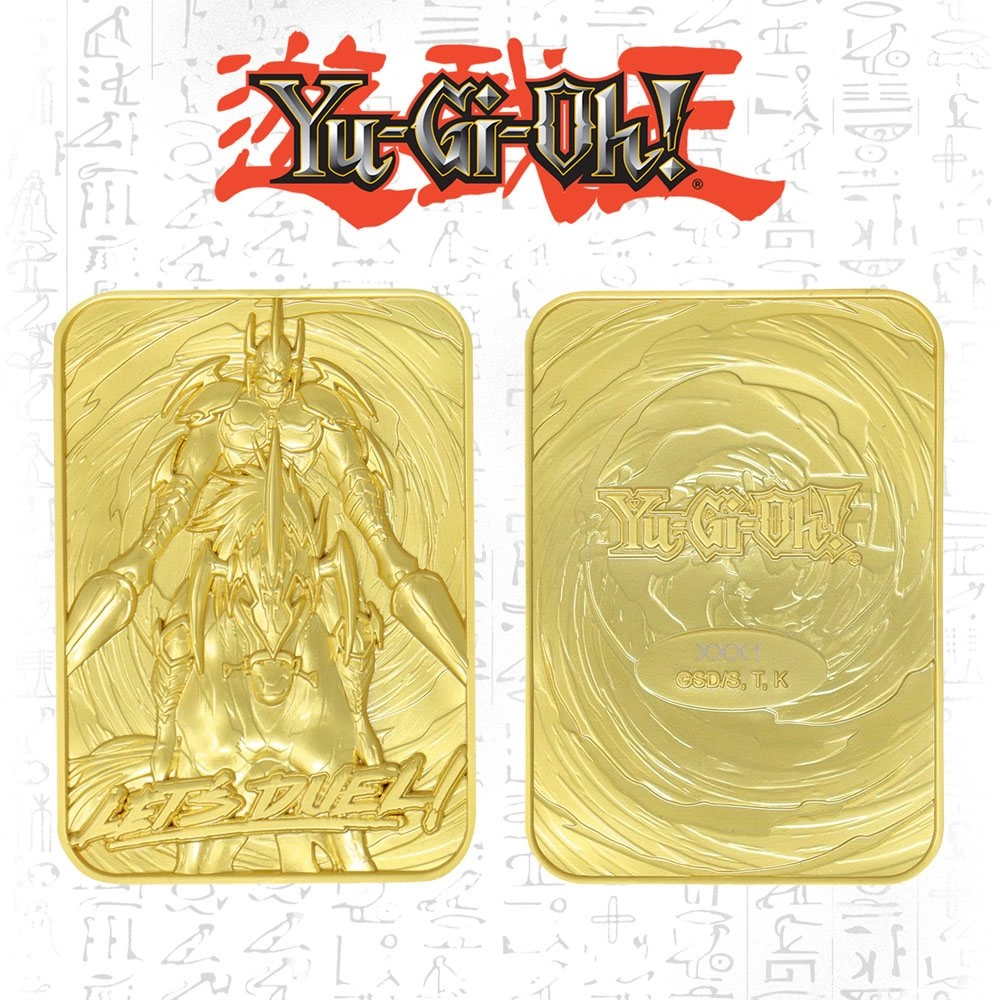 Yu-Gi-Oh! réplique Card Gaia the Fierce Knight (plaqué or)