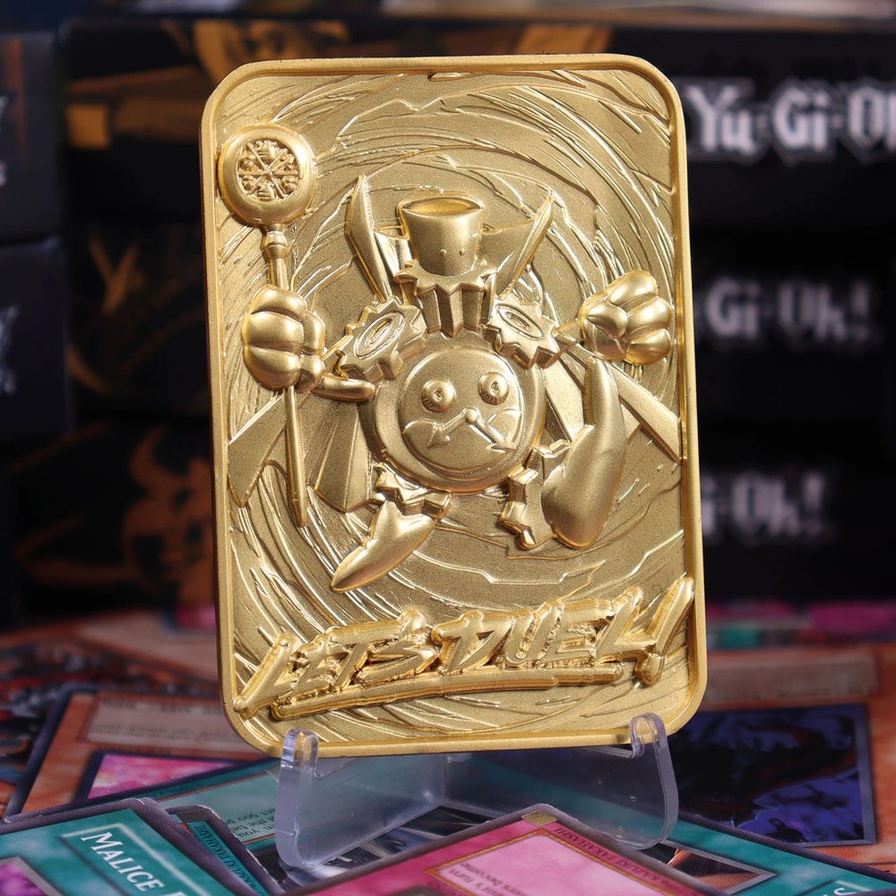 Yu-Gi-Oh! Replica Card Time Wizard (gold plated)