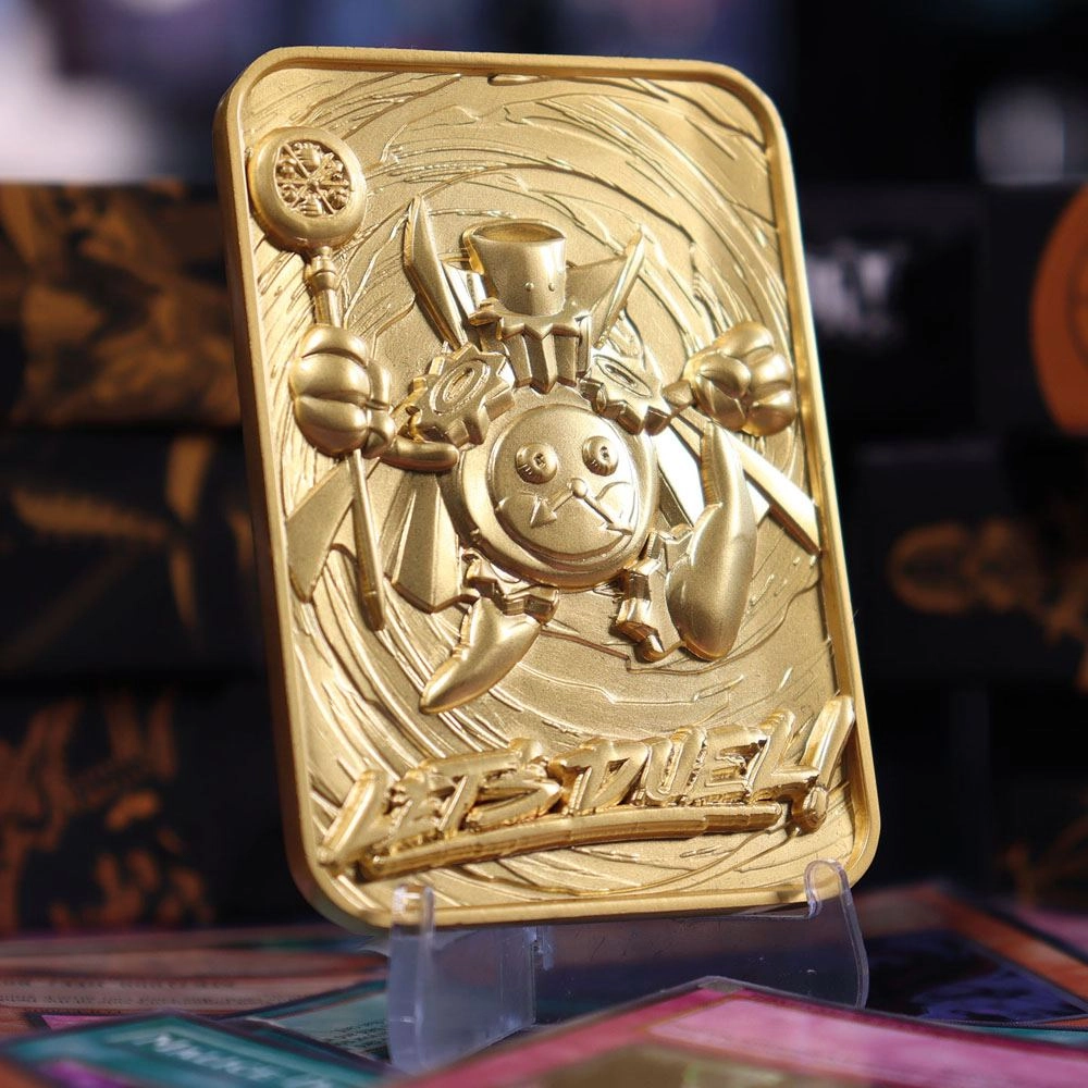 Yu-Gi-Oh! réplique Card Time Wizard (plaqué or)
