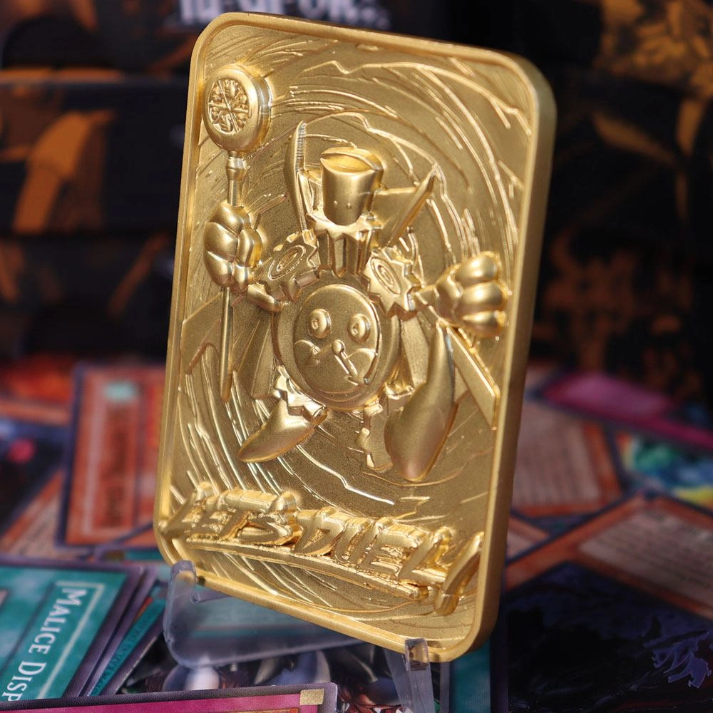 Yu-Gi-Oh! Replica Card Time Wizard (gold plated)