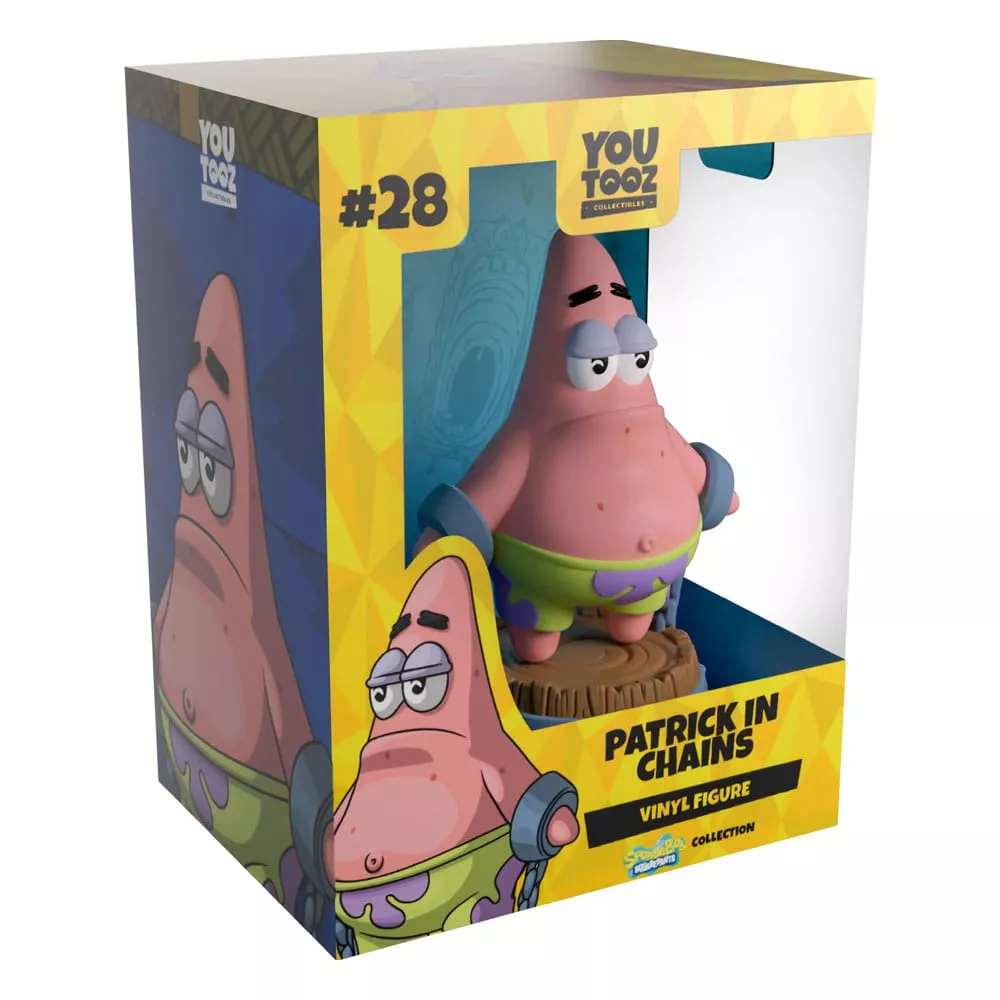 SpongeBob Schwammkopf Vinyl Figur Patrick In Chains 13 cm