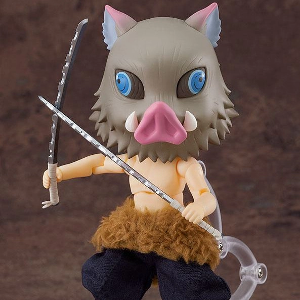 Demon Slayer: Kimetsu no Yaiba Nendoroid Doll Action Figure Inosuke Hashibira 14 cm